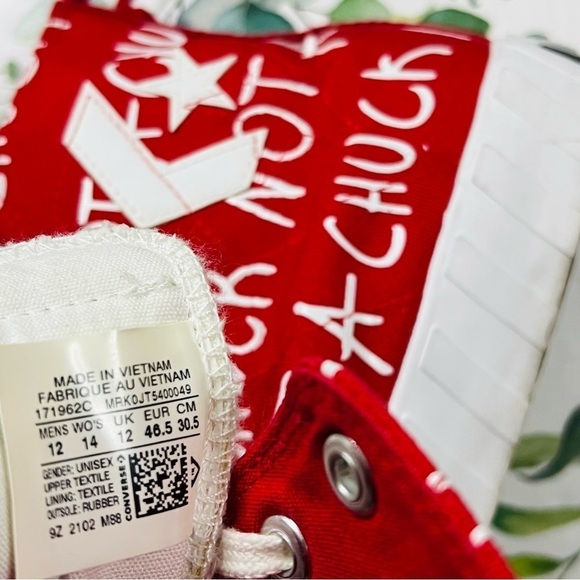 Converse Red “Not a Chuck” Chuck 70 Hi 'UNT1TL3D 12 - Picture 6 of 8